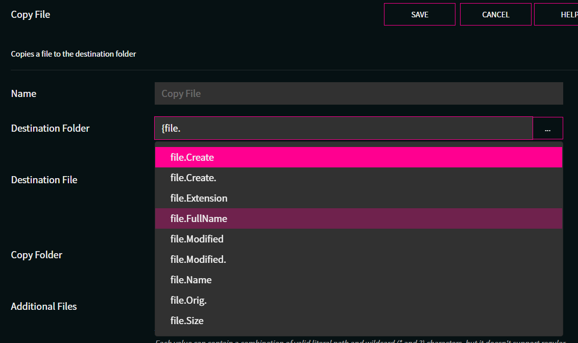 Text Variables